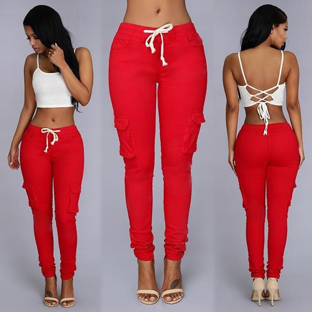 Multi-Bag casual pants