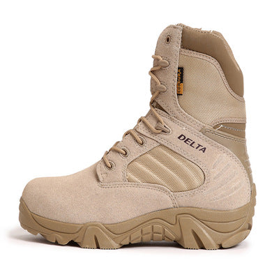 Delta high and low army boots