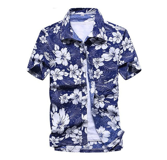 Hawaiian Shirt Short-sleeved