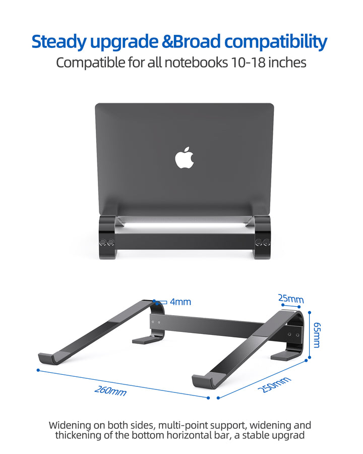 Laptop Stand Aluminium Fits most Keyboards