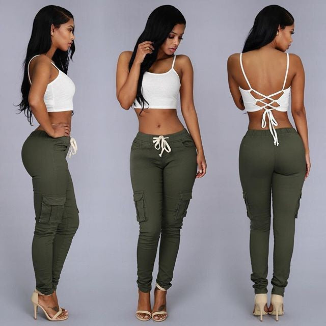Multi-Bag casual pants