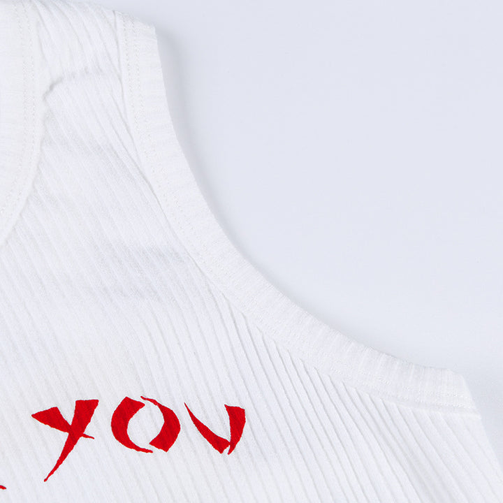 Chinese Crane Tower Tank Top