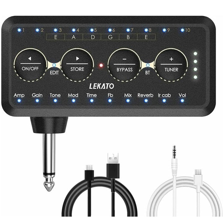 Guitar headphone Amp - Bluetooth - IR Amp Models - Effects