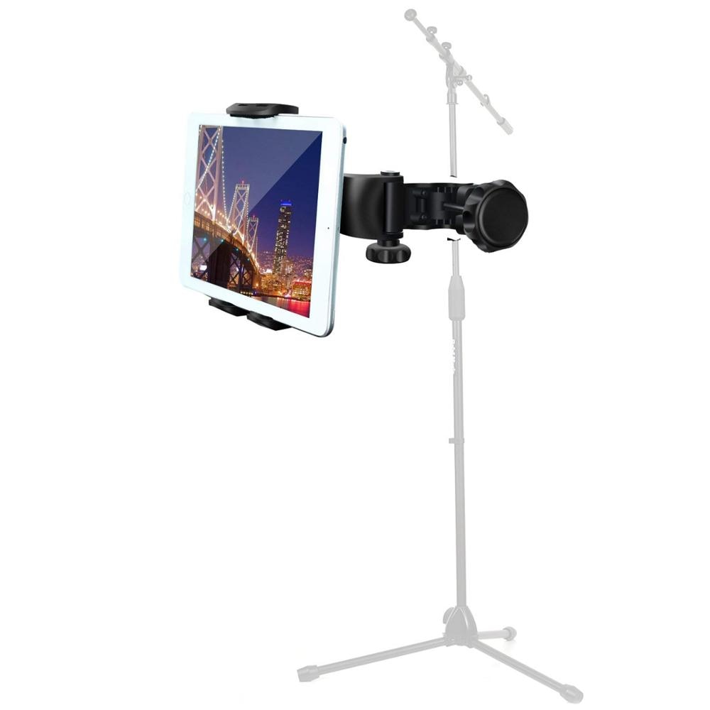 Tablet holder for Microphone stand ABC plastic mobile phone mount for Apple Ipad
