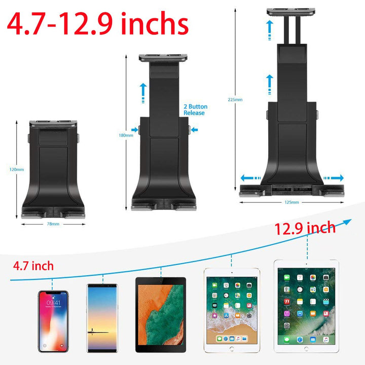 Tablet holder for Microphone stand ABC plastic mobile phone mount for Apple Ipad
