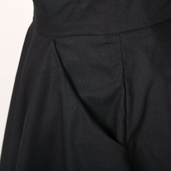 Rockabilly Dance Cotton Midi Skirts Womens