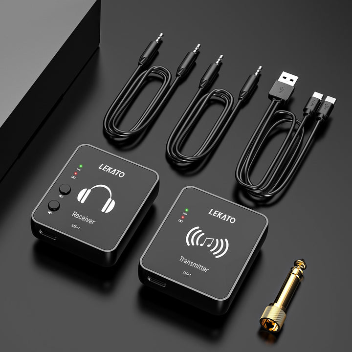 IEM LEKATO M-VAVE M8 WP-10 2.4G Wireless in ear monitors