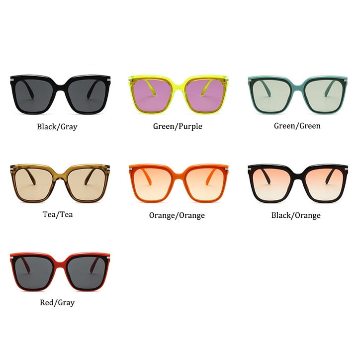 Square Jelly Color Colorful Shades