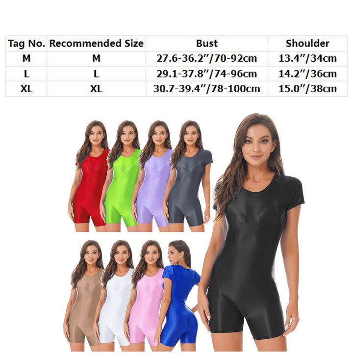 Mock Neck Long Sleeve Solid Color Stretchy Ballet Gymnastics Leotard