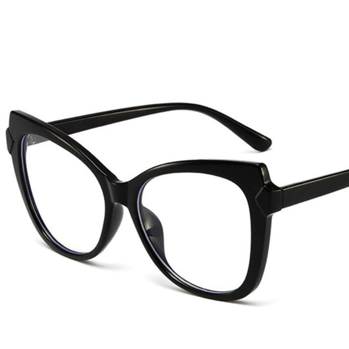Oversized Cat Eye Reading Glasses +Power