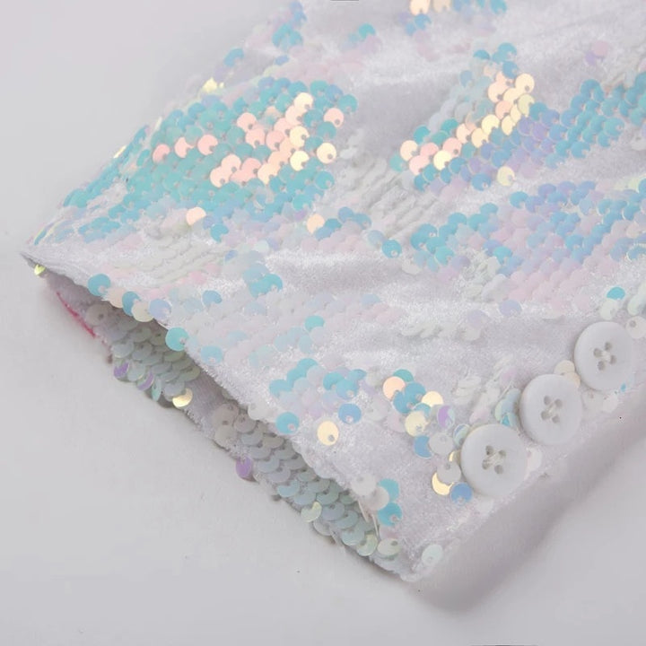 Men's Velvet Sequined Slim Fit blazer