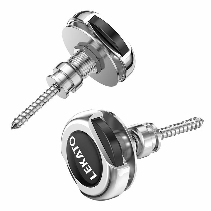Guitar Strap Button Locks Quick Release Security Retainer Anti-Rust Metal