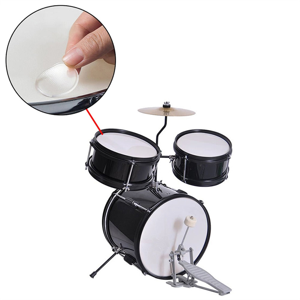 4/12/28Pcs Transparent Drum Dampeners
