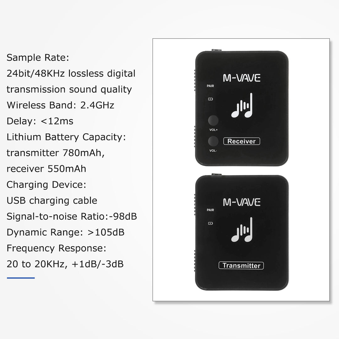 M-vave WP-10 2.4GWireless System Earphone