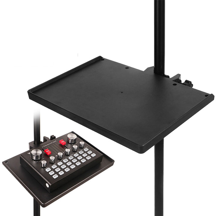 Universal Sound Card Tray Microphone Plastic Stand Rotation Threaded Clamp