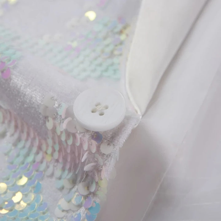 Men's Velvet Sequined Slim Fit blazer