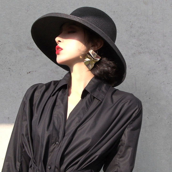 Summer Hepburn Style Hat Women
