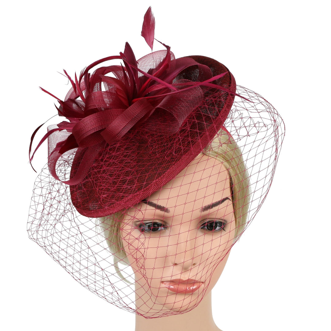 Women's Feather Fascinator Hat